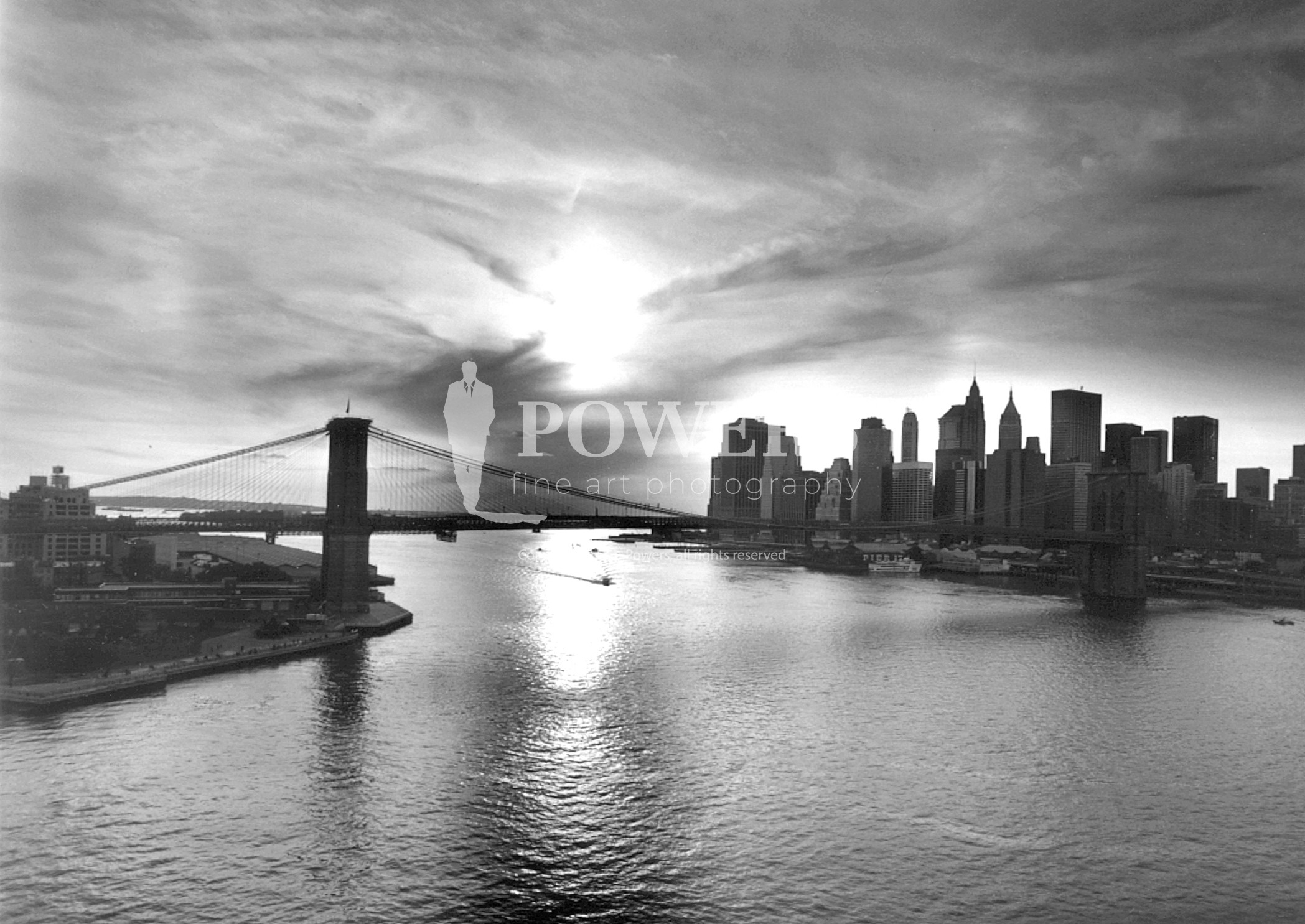 Brooklyn Bridge (B+W) | Powers Fine Art Photography